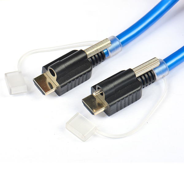 带螺丝固定HDMI2.0高清线
