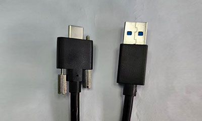usb-c数据线带螺丝固定定制线缆